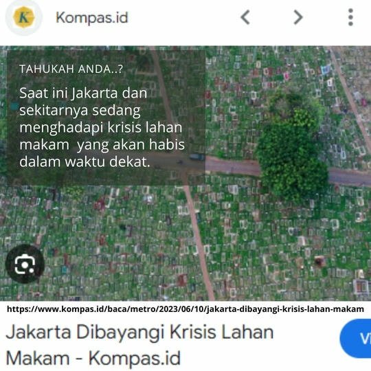 Kompas Jakarta dibayangi krisis lahan makam